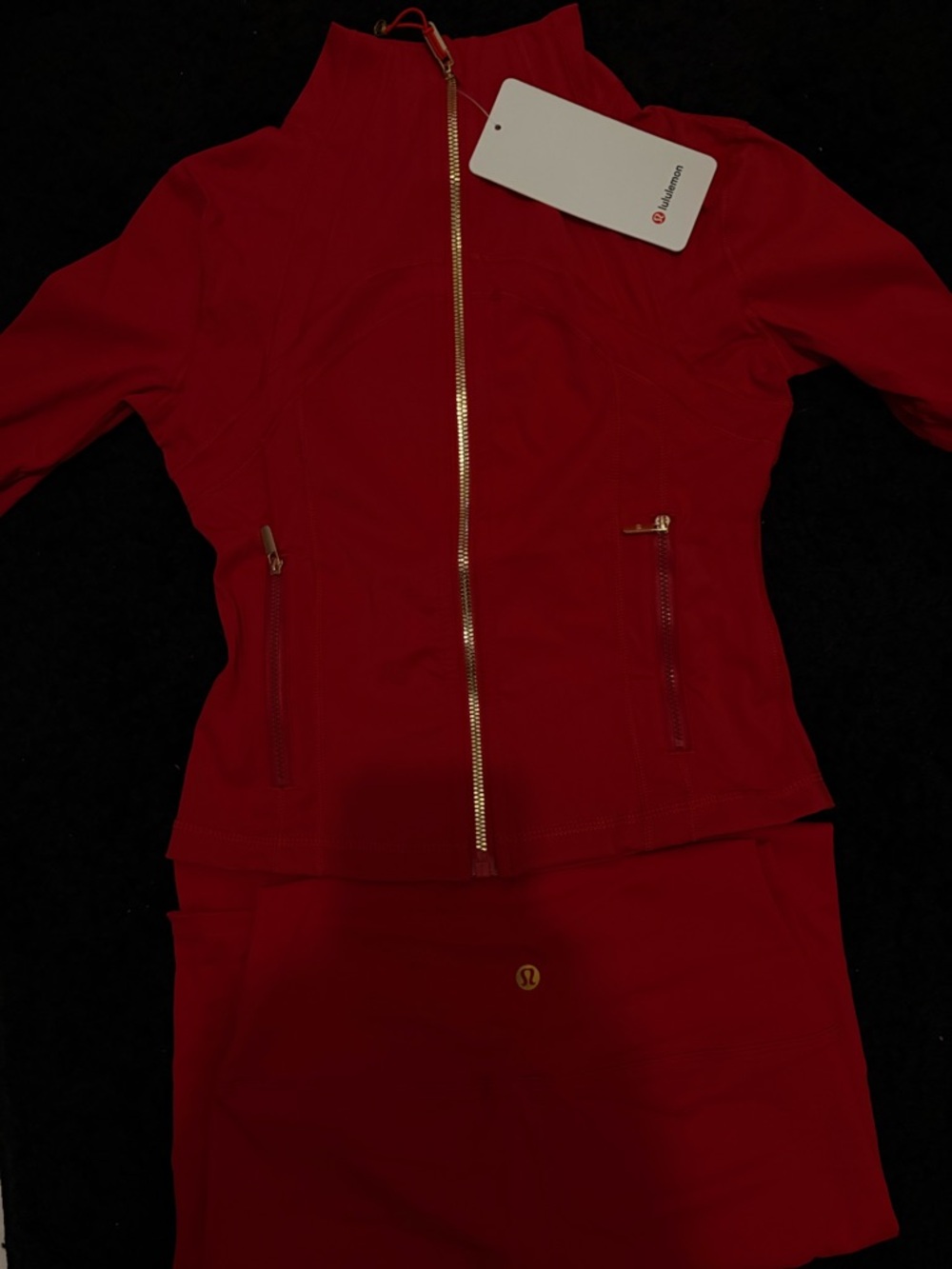 lululemon athletica Red Leggings & Jacket Set - Picture 2 of 2